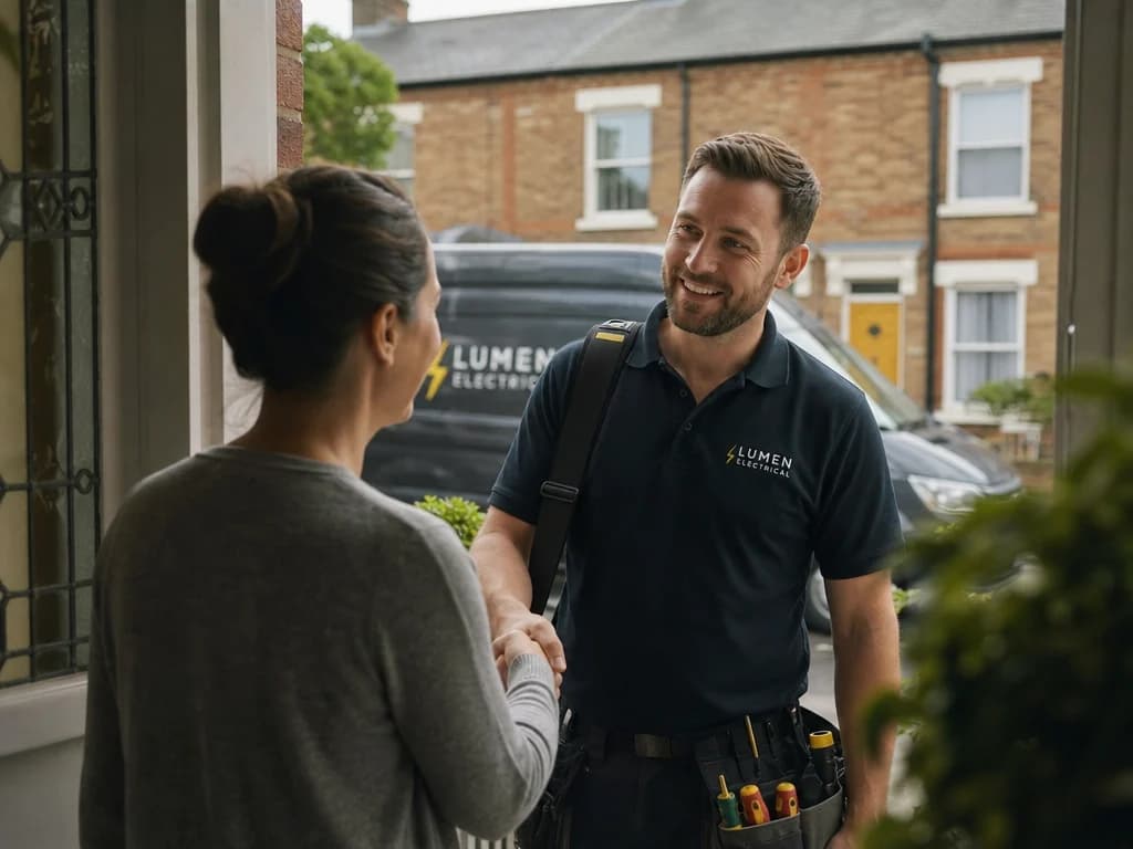 Electrician with Tradejoy