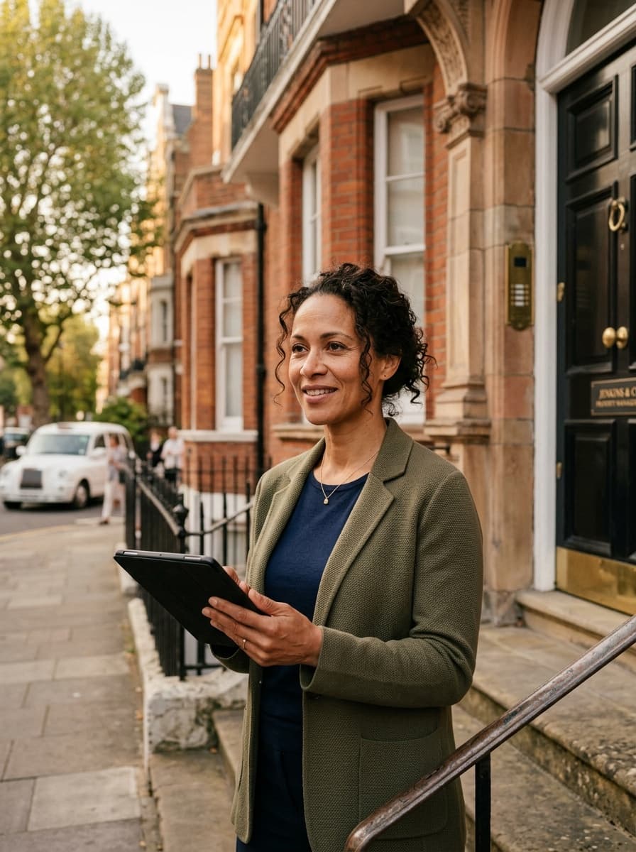 Property maintenance owner with time back for customers