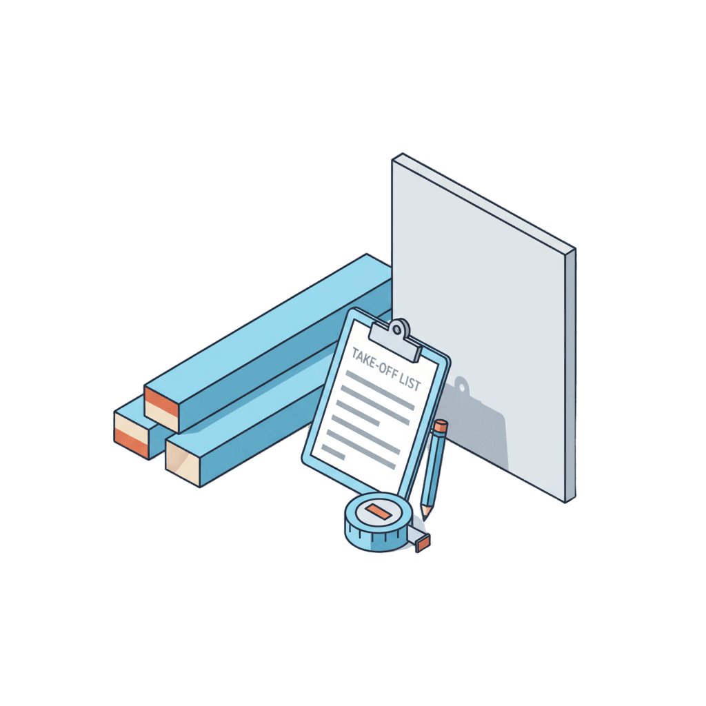 Materials Take-Off Sheet