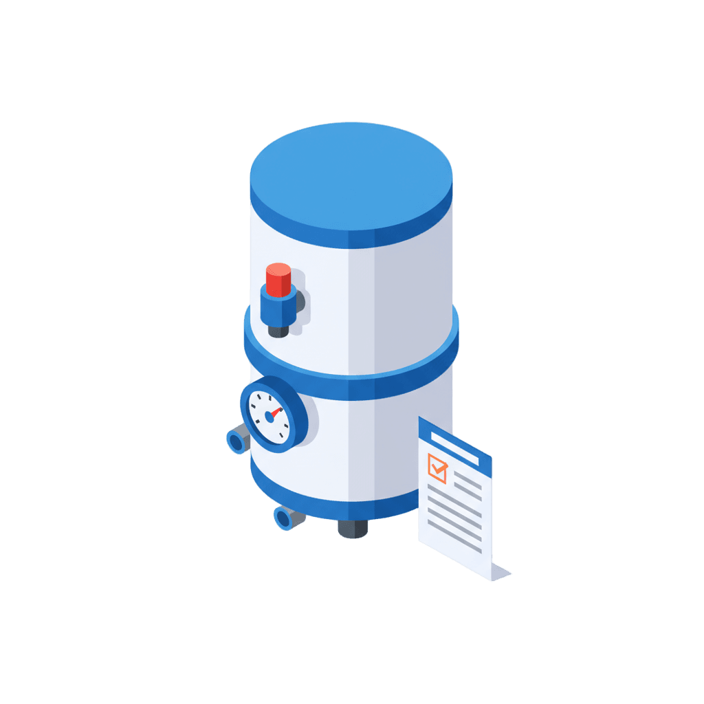 Unvented Cylinder Service Record